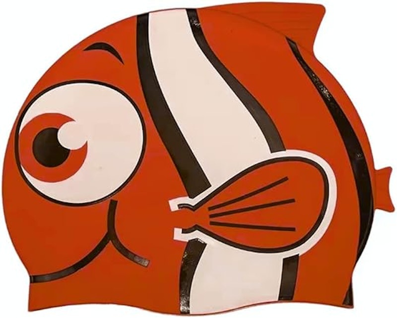 Touca Silicone para Natação Infantil Peixe 4