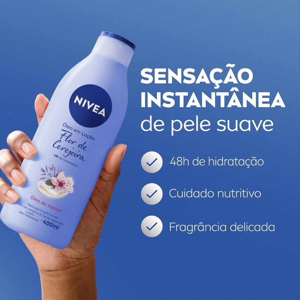 Loção Hidratante Óleos Essenciais Flor de Cerejeira & Óleo de Jojoba 2