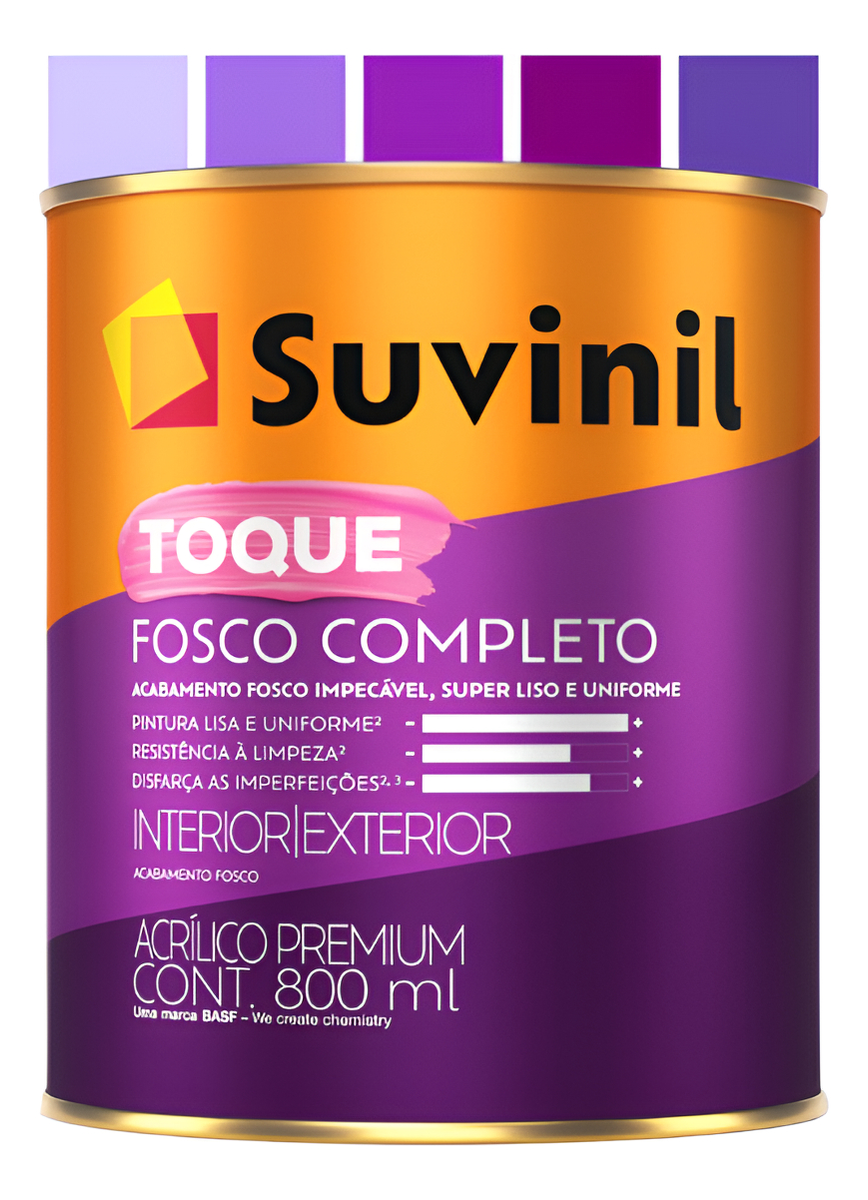 Tinta Acrílica Toque Fosco Completo 800 ml  1
