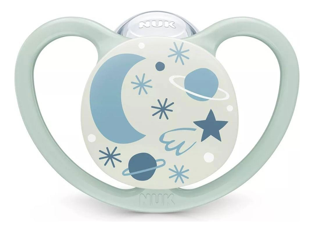 Kit com 3 Chupetas Space 18+ Meses NUK – Dia e Noite 3