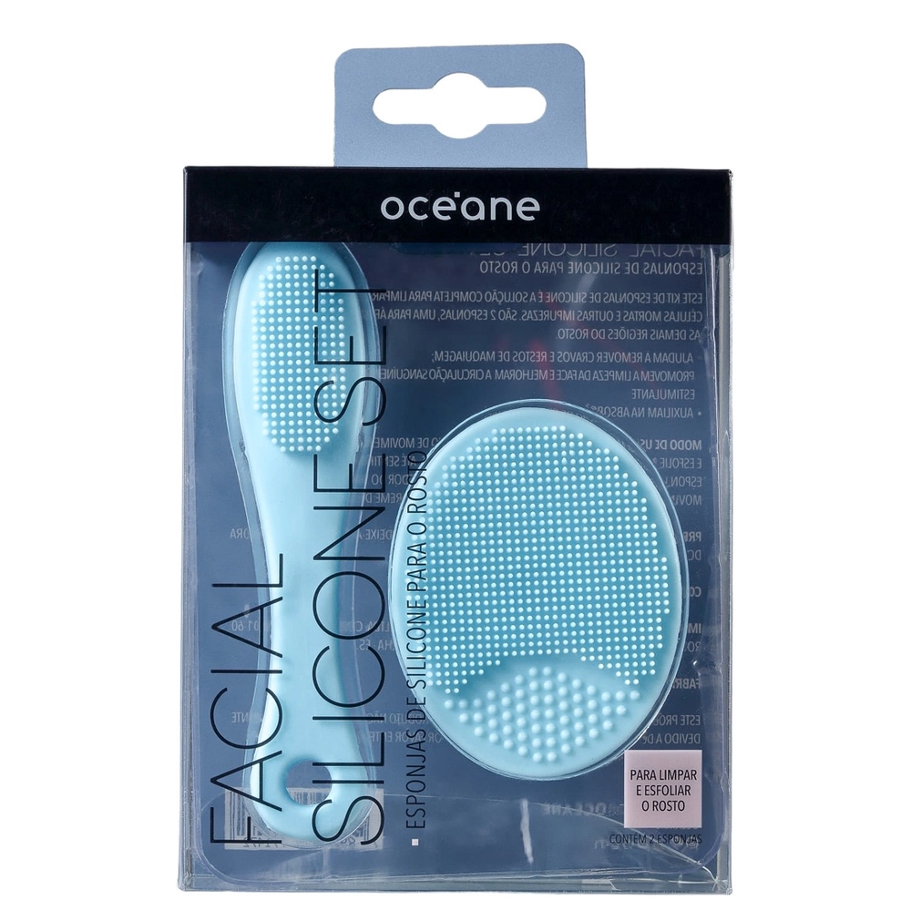 Esponja de Limpeza Facial Silicone Set 3