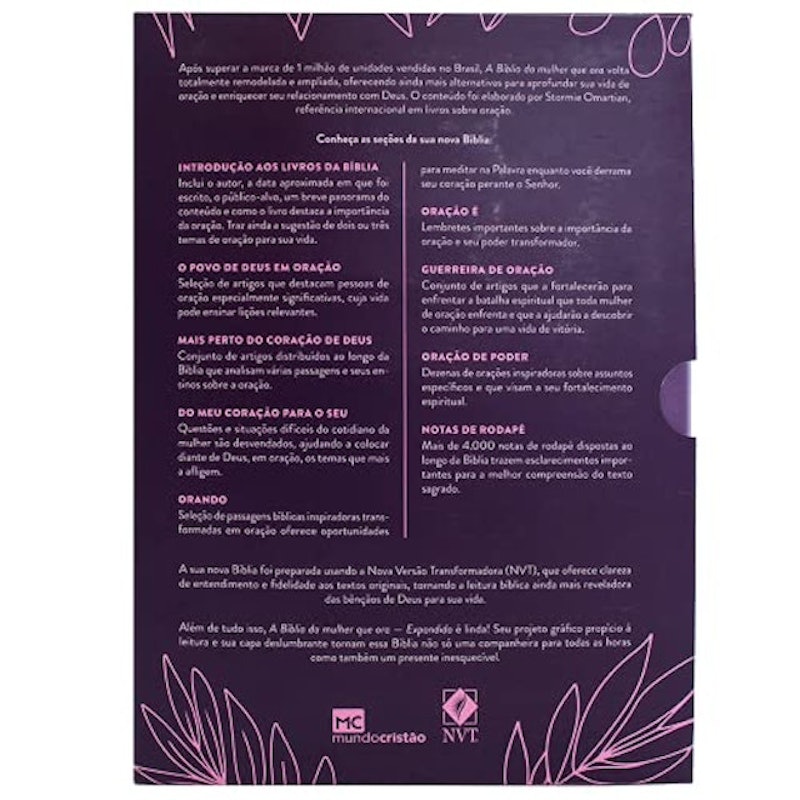A Bíblia da Mulher que Ora: Expandida Roxa 2