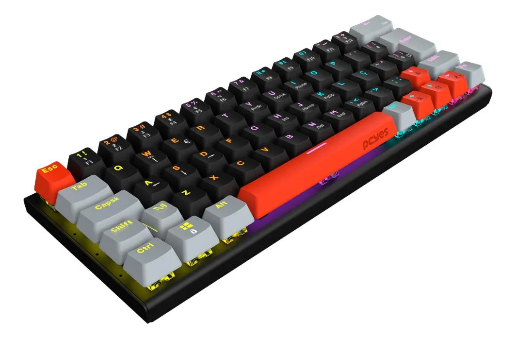 Teclado Mecânico PCYes Kuromori Black Vulcan 2