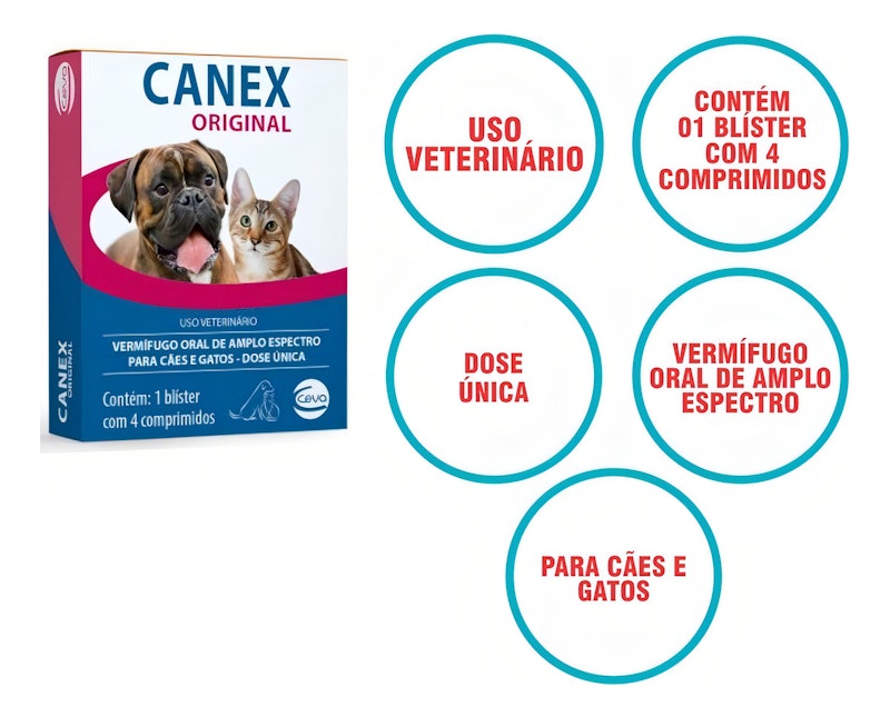 Vermífugo Canex Original 3