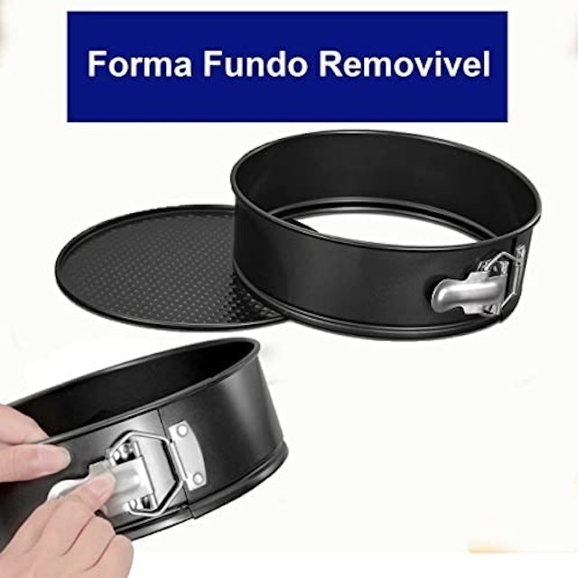 Jogo de Formas para Bolo com Fundo Removível 3 Peças 2
