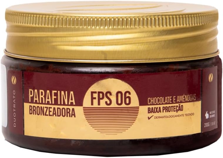 Parafina Bronzeadora FPS 6 Chocolate e Amêndoas Duotrato 1