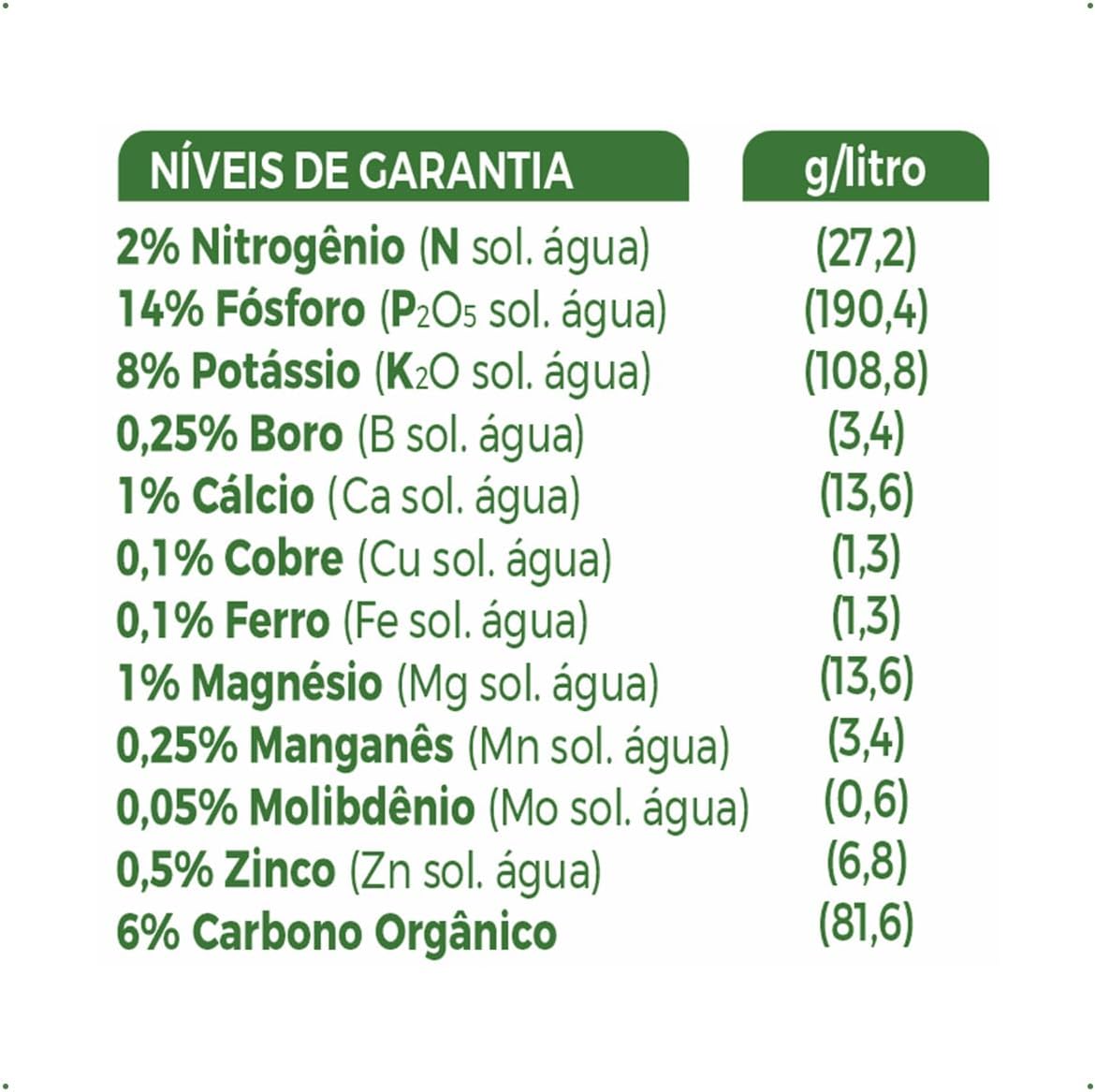 Fertilizante Orgânico Forth Orquídeas Floração 2
