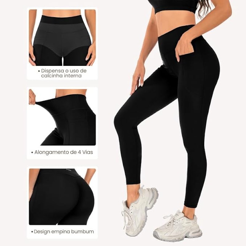 Calça Legging Feminina com Bolso 3