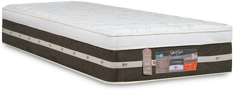 Colchão Castor Solteiro Silver Star Air One Face Tecnopedic 88x188x32cm 1