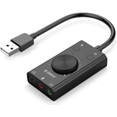 Placa de Som Externa USB ORICO SC2