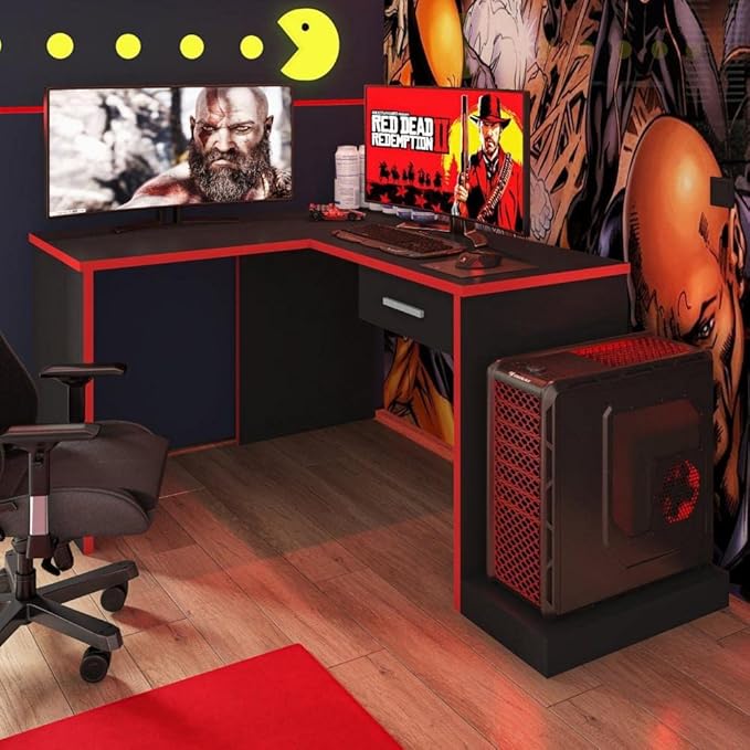 Mesa Gamer em L  5