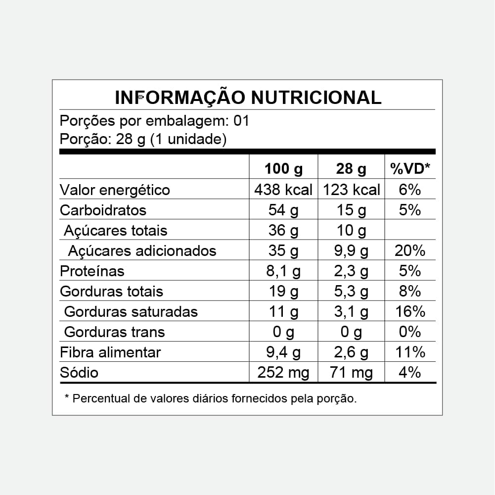 Barra de Cereais Sabor Caramelo e Cacau biO2 Vegan Crunchy 4