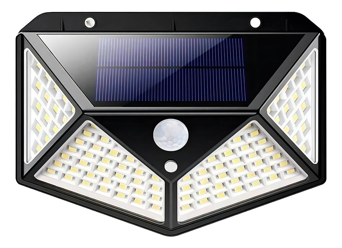 Kit 5 Luminária Energia Solar Parede 100 2