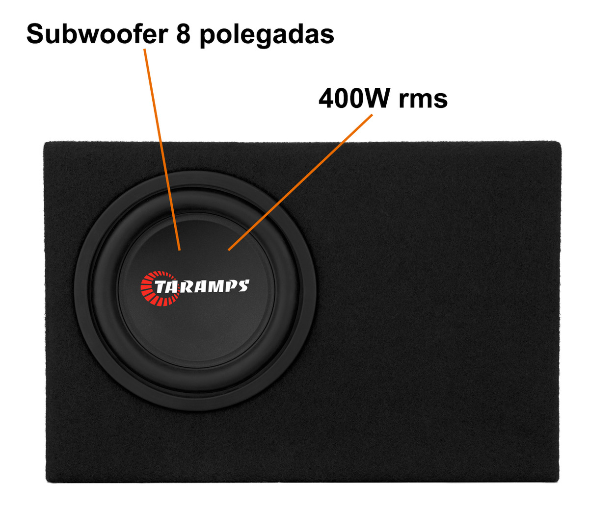 T 400 SW-AS 8″ Sub Slim Amplificado 2