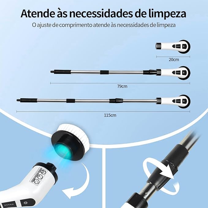 Esfregão Giratório Elétrico 9 em 1 4