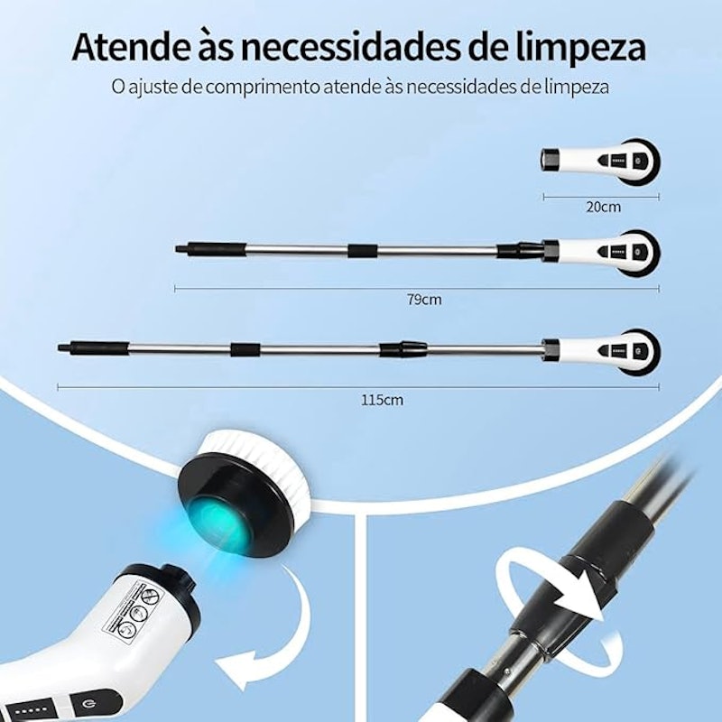 Esfregão Giratório Elétrico 9 em 1 4