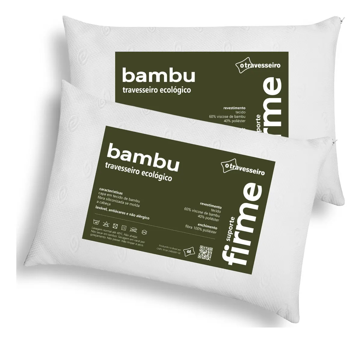 Travesseiro de Bambu Ecológico 1