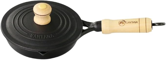 Frigideira Egg Pan com Tampa de Ferro 2