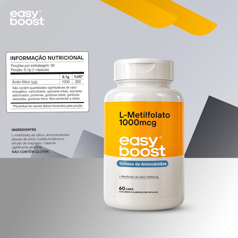 Metilfolato 1000 mcg 60 Caps 2