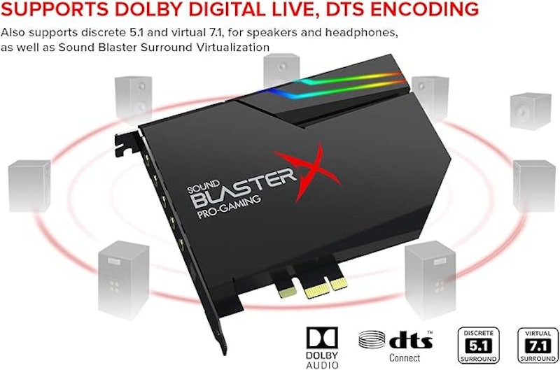 Placa de Som Creative Sound BlasterX AE-5 Plus 2