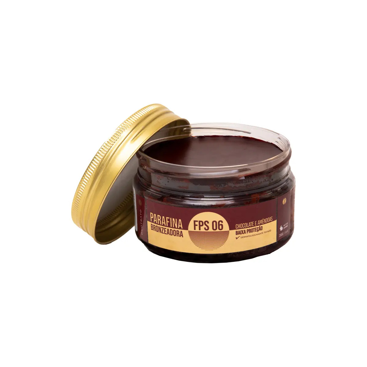 Parafina Bronzeadora FPS 6 Chocolate e Amêndoas 1