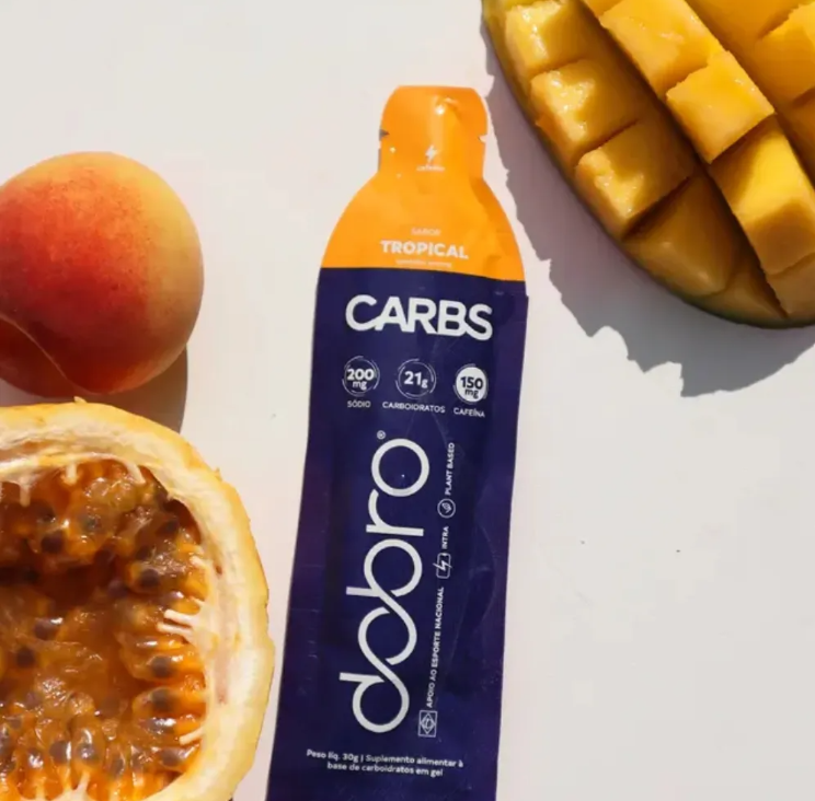 Carbs Gel Sabor Tropical com Cafeína (10 un x 30 g) 2