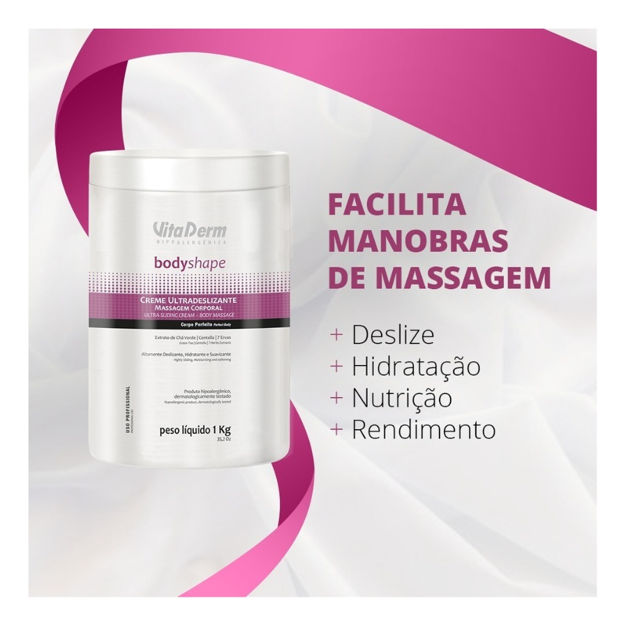Creme Redutor Corporal para Massagem Body Shape  3