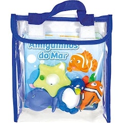 Diversão no Banho: Amiguinhos do Mar