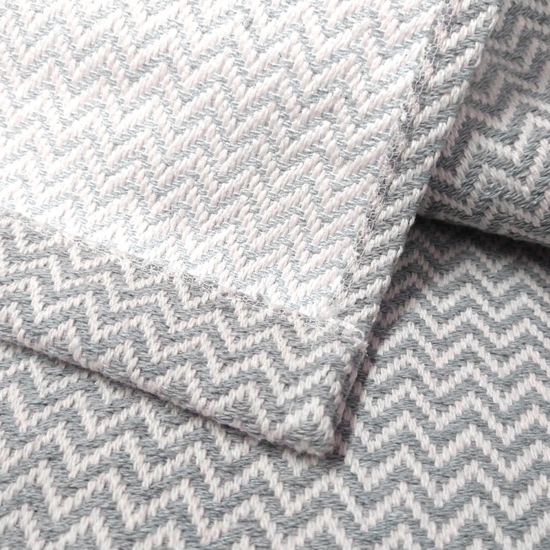 Tapete para Sala e Quarto 200 x 140 cm Antiderrapante Zig Zag Cinza 5