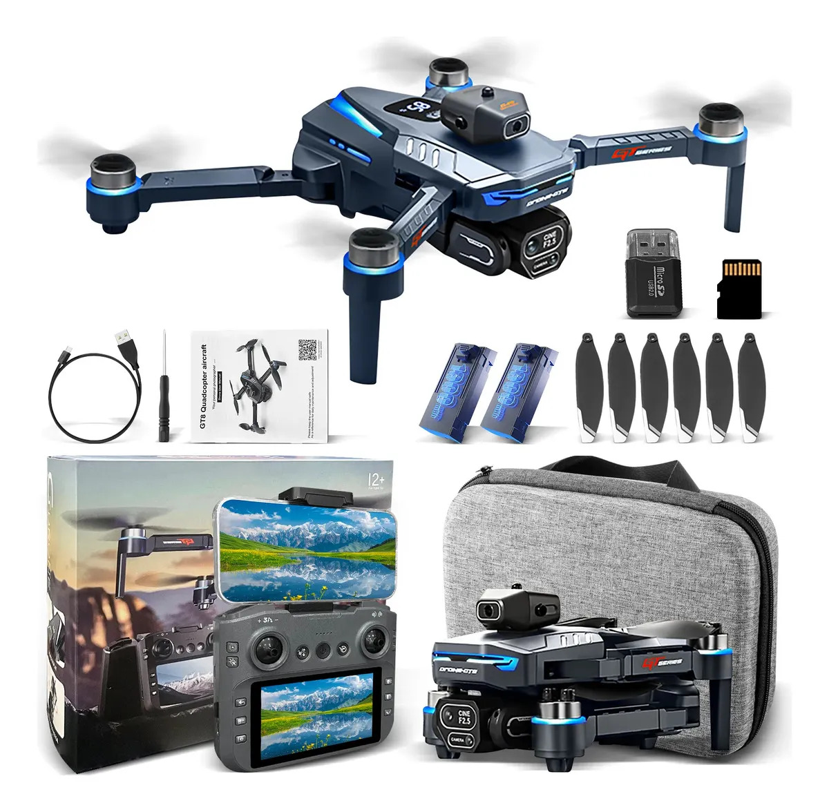 Drone com Câmera GT8 5G Profissional 4K 2
