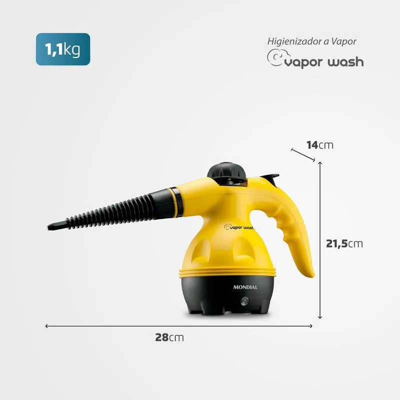 Higienizador Vapor Wash Mondial 5