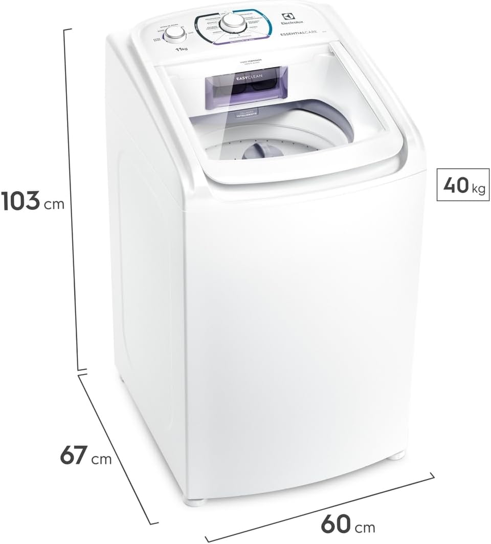 Máquina de Lavar Electrolux 11 kg Branca Essential Care 2