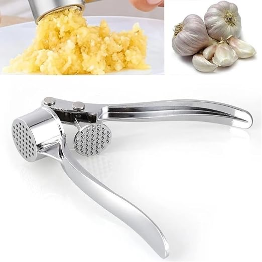 Espremedor de Alho Fácil Inox Triturador Amassador Premium Doaf 4
