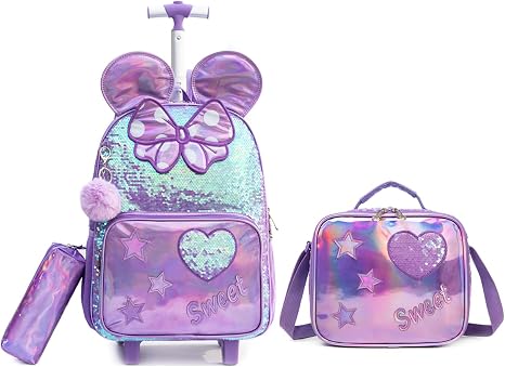  Kit Bolsa Feminina, Lancheira e Estojo 1