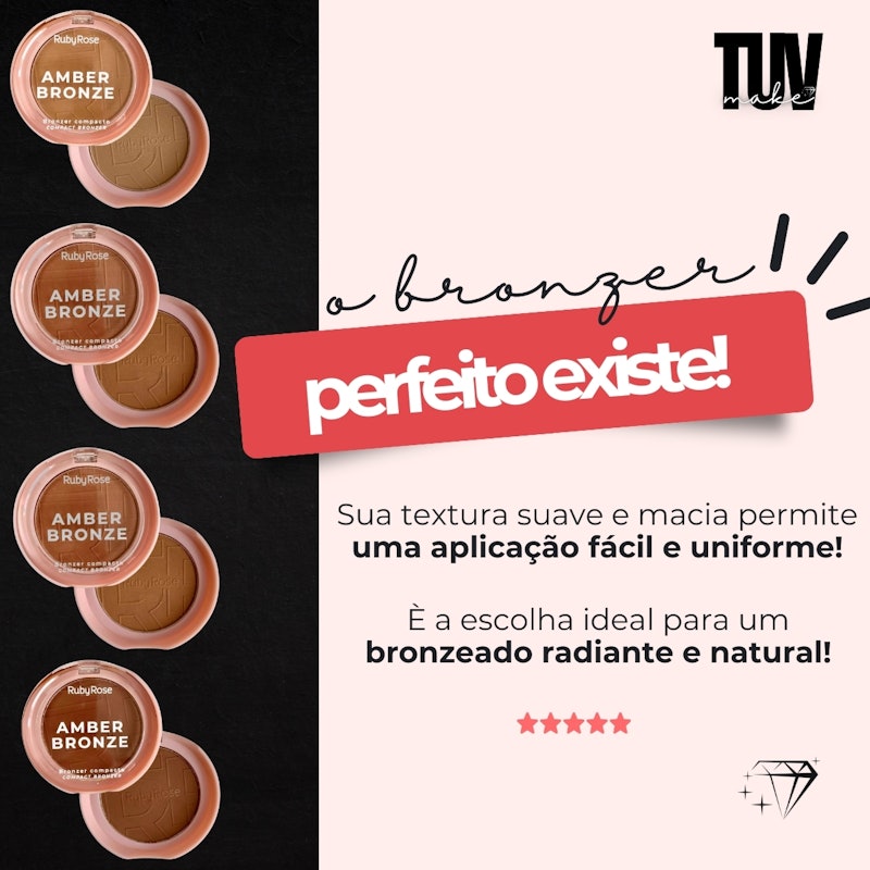 Bronzer Compacto-Amber Bronze Honey Glow 5