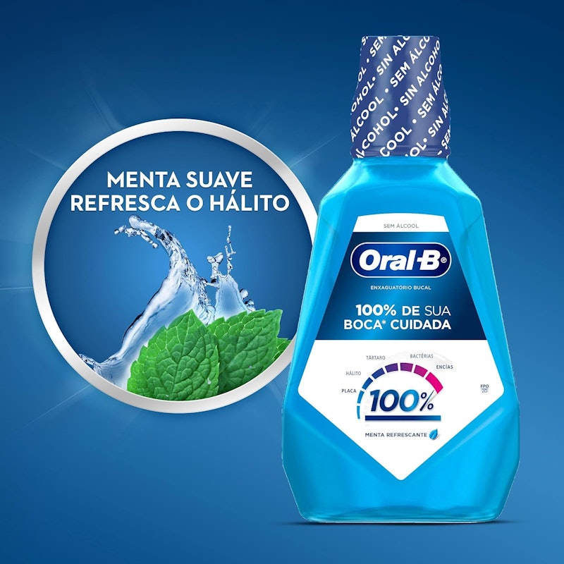 Enxaguatório Bucal 100% de Sua Boca Cuidada 2