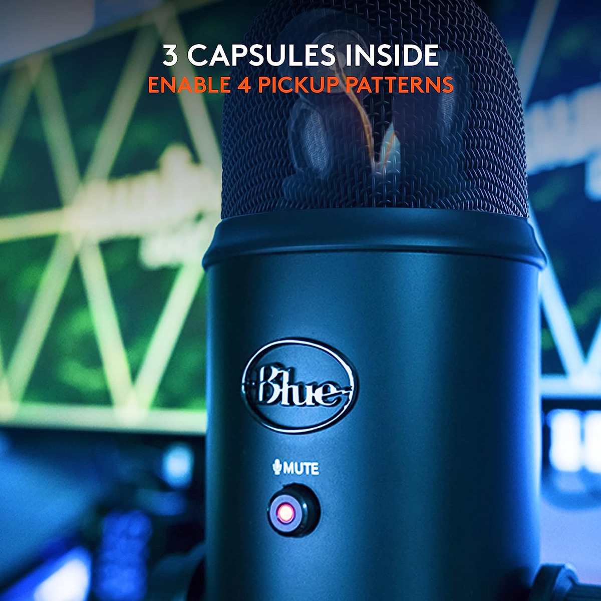 Microfone Condensador USB Blue Yeti 4