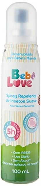 Spray Repelente de Insetos Suave Bebê Love 100 ml 1
