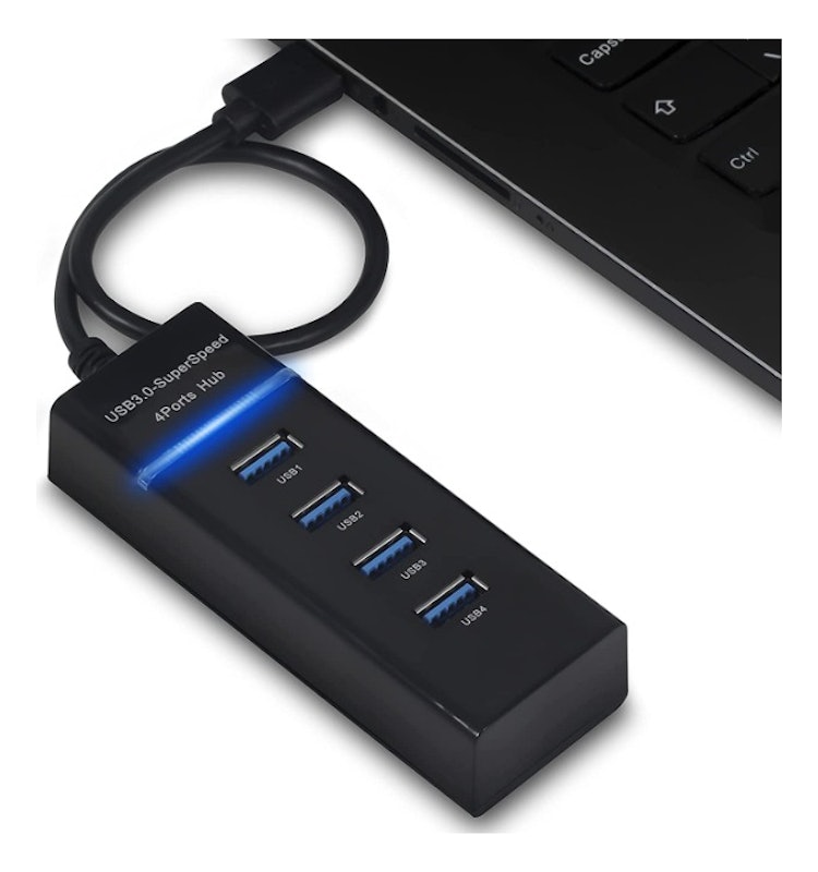 Hub USB 3.0 4 Portas com LED Indicador 1