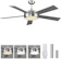 OVLAIM Ventilador de Teto 52" Ovlaim 1