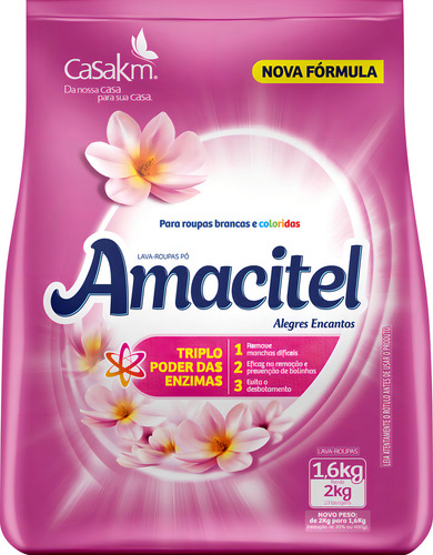 Lava-Roupas em Pó Amacitel Alegres Encantos 1