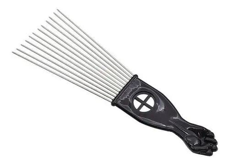 Pente Garfo Afro Black Penteado Metal 1