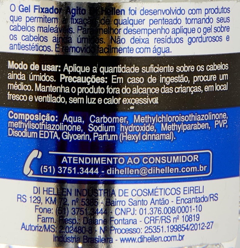 Gel Fixador Agito sem Álcool 3