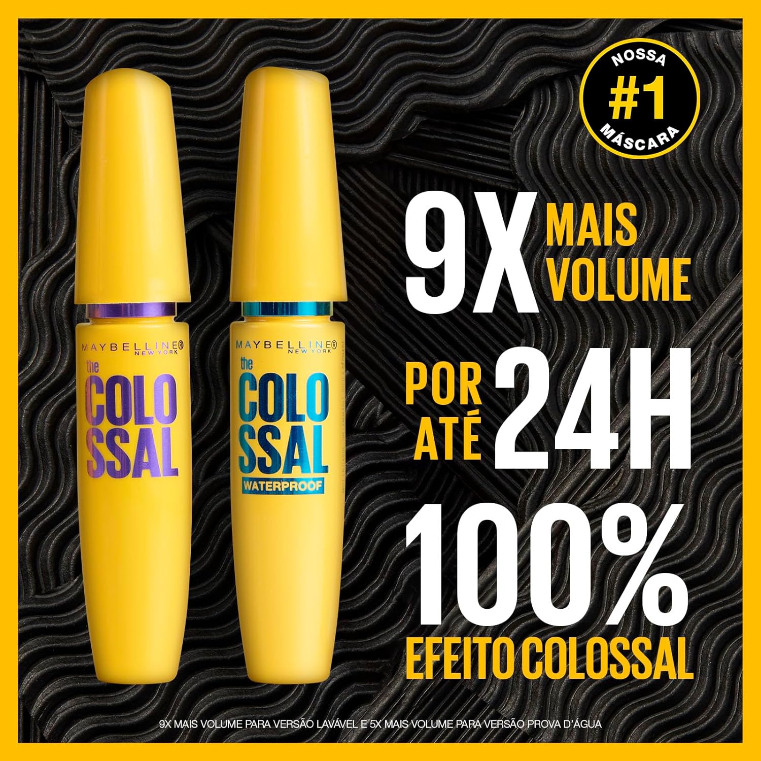 Máscara de Cílios Volum' Express The Colossal Lavável 5