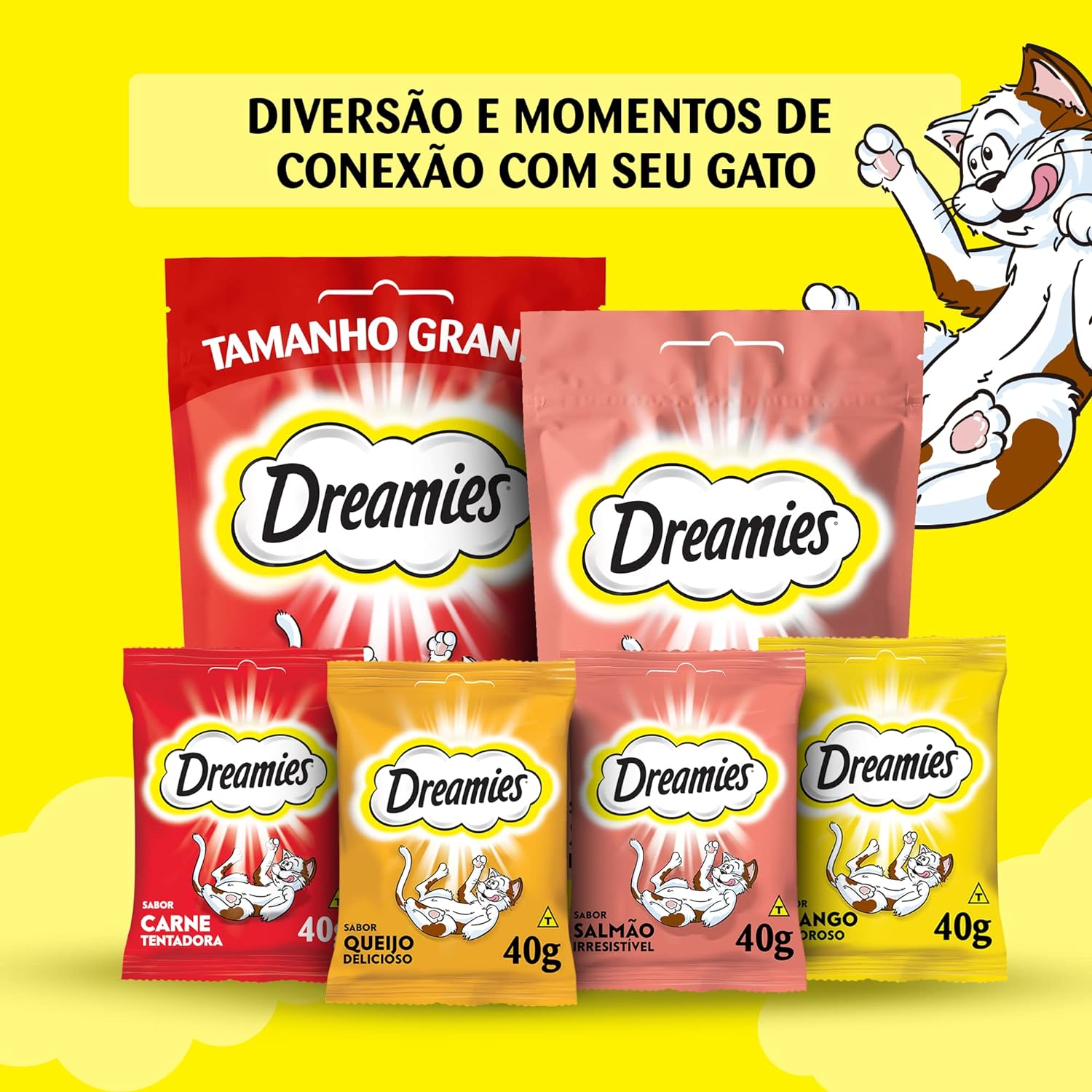 Petisco para Gatos Dreamies 5