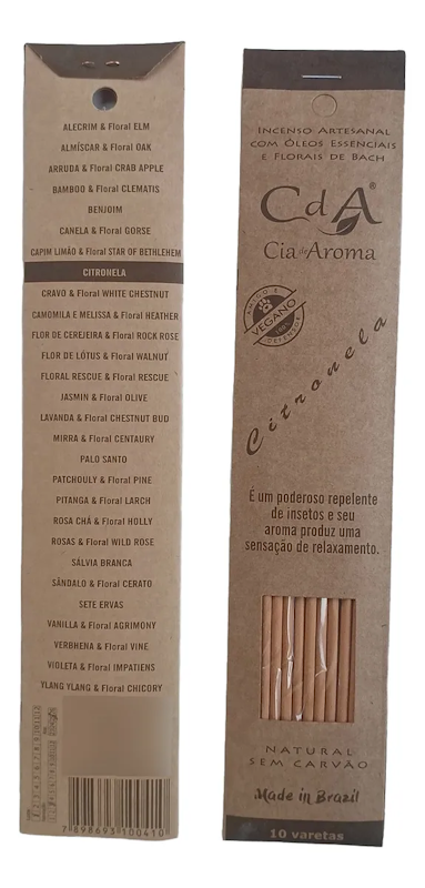 Incenso Vareta Citronela 2