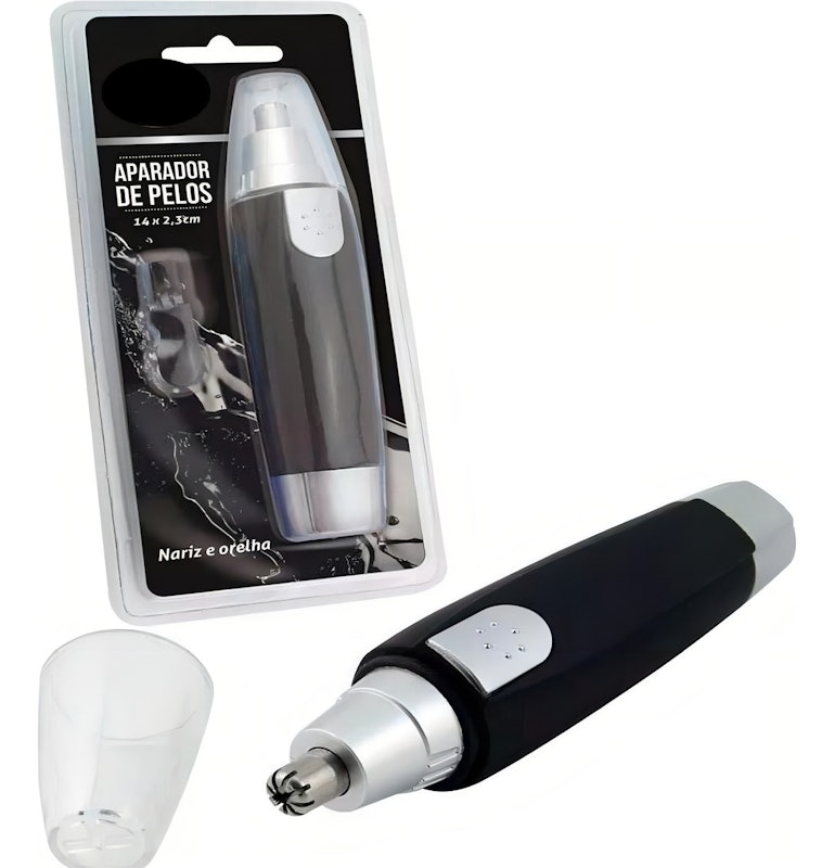 Máquina de Aparar Cortar Pelos do Nariz e Orelha Clink 1