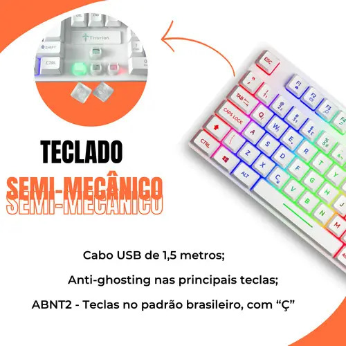 Teclado Gamer Membrana TE001 5