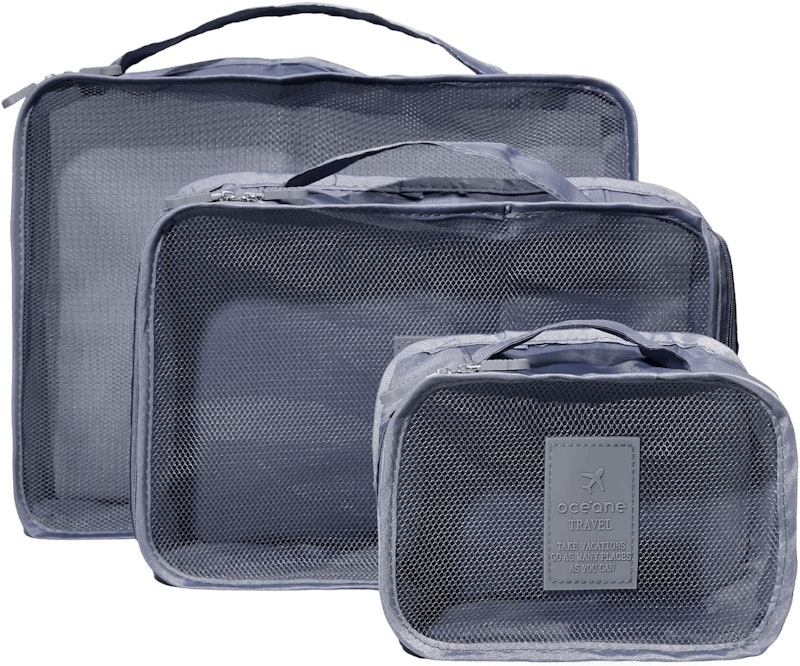 Organizador de Viagem Cinza - Trip Organizer - 3 Unidades 2