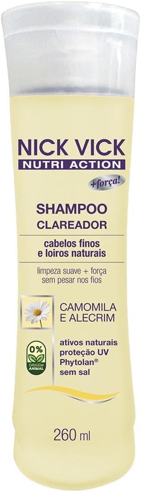 Shampoo Clareador de Cabelo Nutri Action 1